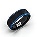 Mens Wedding Band Two Tone Polished Black Tungsten Ring 8mm Blue Step Edge Comfort Fit
