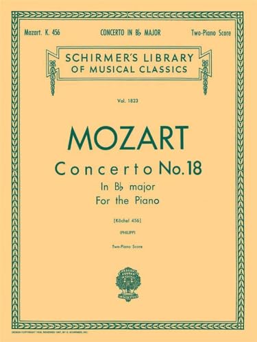 Concerto No. 18 in Bb, K.456: Schirmer Library of Classics Volume 1823 National…