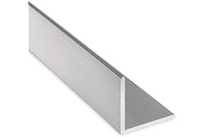 RANDALL MANUFACTURING CO., INC 4 FT Aluminum Angle Bar – (1" Wide x 1/16" Thick) | 6063 T6 Architectural Aluminum | Equal Legs, 90° Angle | Lightweight, Corrosion-Resistant, Weldable Metal | Made in USA