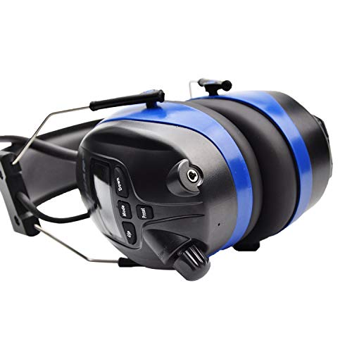 PROTEAR AM FM Bluetooth Radio Headphones Wireless Cancelling Headphones Built-in Mic Electronic Noise Reduction Safety Ear Muffs Protection for Lawn Mower Work - Thumbnail 4