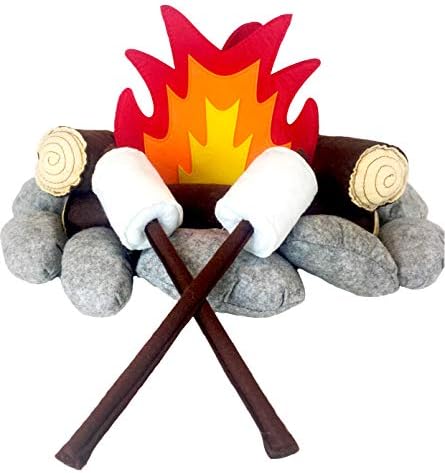 plush campfire set