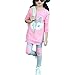 M RACLE Cute Little Girls' 2 Pieces Long Sleeve Top Pants Leggings Clothes Set Outfit (6-7 Years(130), Pink Fox)