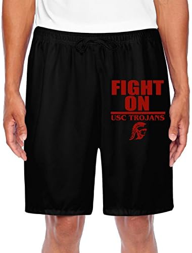 Rebecca Men's Short Training Pants Usc Trojan Football Black Size M