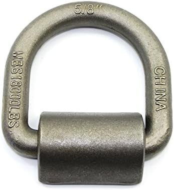 (Pack of 2) 5/8-inch,18,000 Lbs Load Capacity Weld-on Forged Flip D-ring Anchor (2)