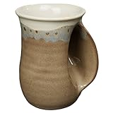 Clay In Motion Handwarmer Mug - Desert Sand Right Handed