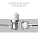 Uiisii US80 in Ear Headphones Sport Earbuds with Mic Stereo Bass 3.5mm Jack for Apple iOS and Android Smartphones PC Tablet (Gray)