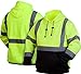 Pyramex Standard Safety Pullover Sweatshirt, Hi Vis Lime, Extra Large