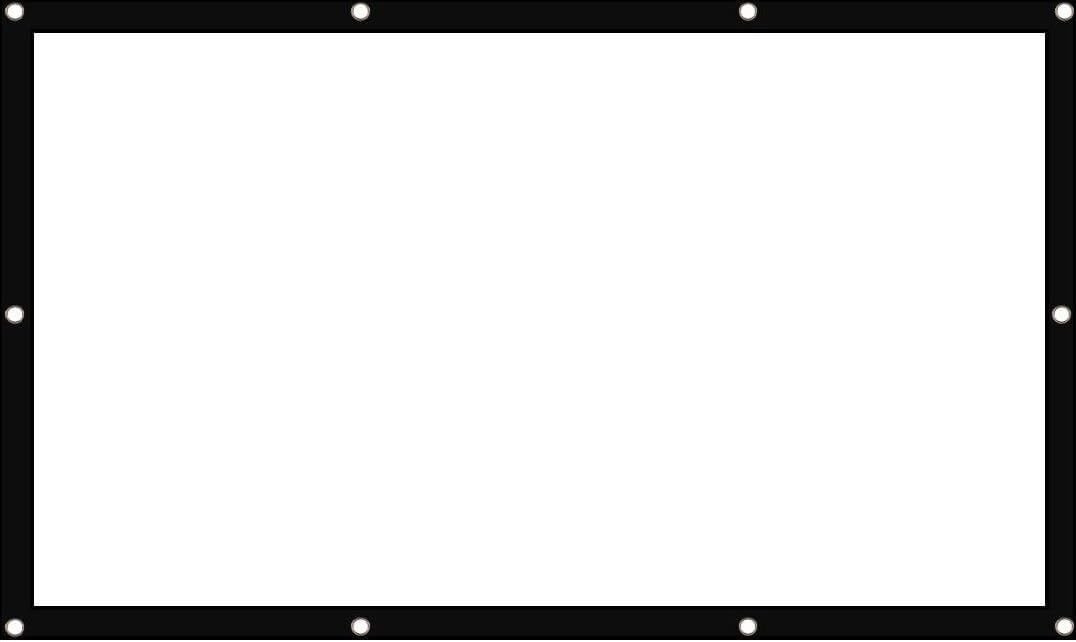 Egate EYE75 Projector Screen Eyelet, 7 x 5 feet