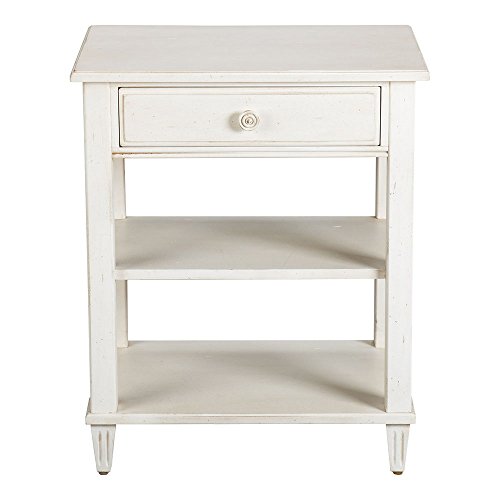 Ethan Allen Colin Night Table, Cirrus White