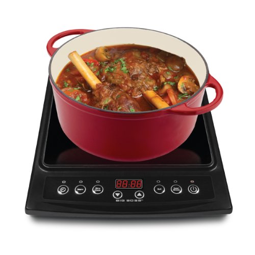 Big Boss 9147 1300-watt Induction Cooktop Compatible with Induction Cookware, Black