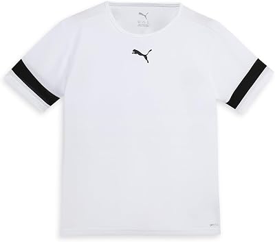 PUMA Unisex Kids Teamrise Jersey Jr Shirt White Black 164 UK
