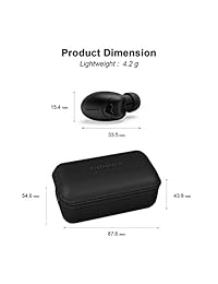 Bluetooth V5.0 True Auriculares inalámbricos con funda de carga portátil   Jabees beebud Bluetooth auriculares deportivos con micrófono   Auriculares in ear estéreo para llamadas y música   Mini Wireless auriculares