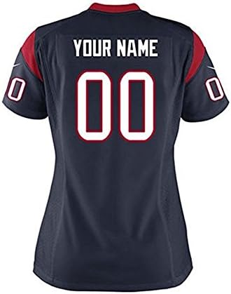 YIZI Womens Custom Football Navy Jersey Personalized Jerseys