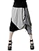 ellazhu Women Genie Pants Harem Hippie Hip-hop Capri Trouser GY02 Grey