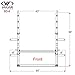 Valor Fitness BD-6 Squat and Bench Press Rack with Adjustable Safety Catch and Storage Pegs for Olympic Plates