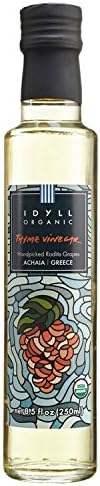 Idyll Organic Thyme Vinegar from Greece, 8.5 oz