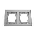 Wiremold Walker Legrand 828TCAL Two-Gang Aluminum Carpet & Tile Flange
