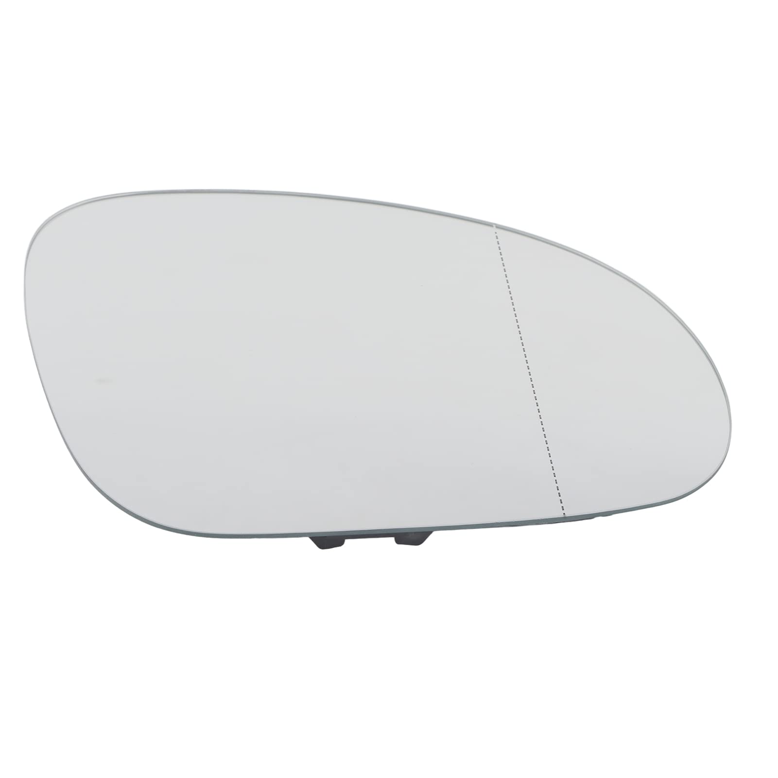 Wing Door Mirror Glass, 1 Pcs Heated Door Wing Mirror Glass Right Driver Side Clip on Heated Wing Door Mirror Glass for B6 2005-2010