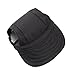 Tinksky Small Pet Dog Oxford Fabric Hat Sports Baseball Cap with Ear Holes (Black)