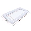 Inflatable Serving Salad Bar Tray Food Drink Containers Holder for BBQ Picnic Pool Party Buffet Luau Cooler with drain plug