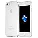 tekSonic iPhone 7, iPhone 8 Case, Crystal Clear Case [Shock Absorption] Cover Soft TPU Rubber Gel [Anti Scratch] Transparent Clear Back Case, Soft Silicone (Clear)