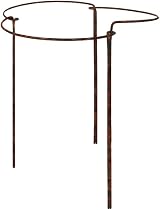 Garden Pride Rusty Bow Plant Supports Pack of 4 72cm Tall 40cm High view 4