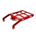 Cargo Rack Luggage Carrier Utility Rear Tail Holder Red Powdercoat fits: 93-16 Honda XR650L - Immix Racing - 100-001-red