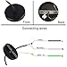 COOLWEST Industrial Pendant Light, Mini Hanging Caged Vintage Edison Hanging Cage Pendant Lighting E26 E27 Black Cord Light Fixture On/Off Switch for Home Kitchen