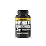 PrimaForce Yohimbine HCl, 2.5mg Capsules - Weight Loss Supplement - Supports Fat Loss, Boosts Metabolism, 90 Count (Pack of 1)
