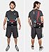 WATERFLY Fanny Pack Waist Bag: Fannie Pack 2 Water Bottle Holders Lumbar Belt Hiking Walking Running Jogging Camping Large Woman Man (Bottle Not Included)