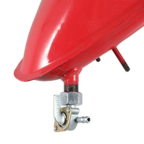 NorthTiger 2L Fuel Gas Tank Mounting Kit 80cc 60cc 66cc 49cc Motorized Bicycle (Red Fuel Gas Tank+Mounting Kit)