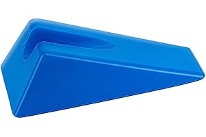 AHANDMAKER 1Pc Ergonomic Wedge Pillow Blue Mobilization Wedge Synthetic Rubber Back Pain Relief Spine Support for Bed Sleepin