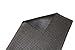 Guardian EcoGuard Indoor Wiper Floor Mat, Recycled Plastic and Rubber, 3' x 10', Charcoal
