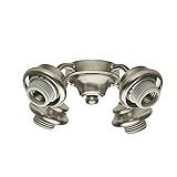 Casablanca Fan Company 99103 4 Light Arm Fitter, Brushed Nickel