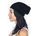 Grace Eleyae [Slap] Satin-Lined Sleep Cap, Women's Tam Hat Beanie - Small, Black