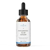 Anjou Hyaluronic Acid Serum, for Skin & Eyes, 1 oz, Pure Moisturizer to Hydrate & Enriches Skin, Reduce Wrinkles & Fine Lines, Paraben Free