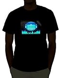 EmazingLights DJ Disco Ball With Headphones Sound Activated Light Up Rave Shirt