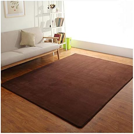 ベッドルームラグホームデコレーションのような適切な床のカーペット用ベッドアンチスキッドヨガカーペットリビングルームラグベッドルーム 寝室のカーペット Ffff Color Brown Size 1 2x2m Equisones Com