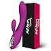G-Spot Rabbit Vibrator,Waterproof Rechargeable Dildos with 7 Vibration Modes-Clitoral Vibrators Vagina Stimulator Female Sex Toys for Women Couple (Purple)