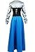SIDNOR The Little Mermaid Ariel Cosplay Costume Princess Party Dress Ball Gown Outfit