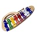 Glockenspiel (Baby Xylophone), from Jack & Jill Music a Beautiful Toddler Instrument, perfect for any age, made of Wood with a bright pleasing tone and comes with a luxurious velvet storage pouch