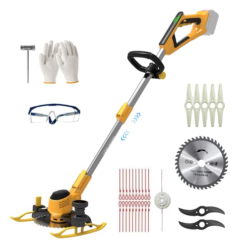 Fiutazge Cordless Weed Eater Compatible with Dewalt 20v Max Battery, Electric String Trimmer (No Battery Included)