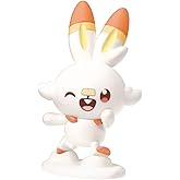 Takara Tomy Pokemon Poke Peace Doll Scorbunny - Anime Figurine - Red