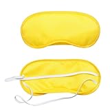 Gillberry New Pure Silk Sleep Eye Mask Padded Shade Cover Travel Relax Aid For Men, Women, Kids. (A)