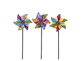Miniature Fairy Garden Pinwheel Picks Set of 3