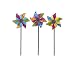 Miniature Fairy Garden Pinwheel Picks Set of 3