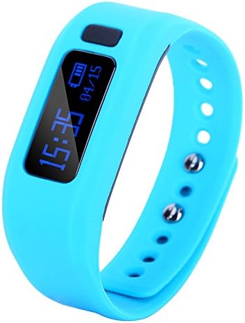 Fitness Tracker,Hwisdom Comfortable Smart Health Bracelet with Activity Tracker Sleep Test Wireless Pedometer (black)