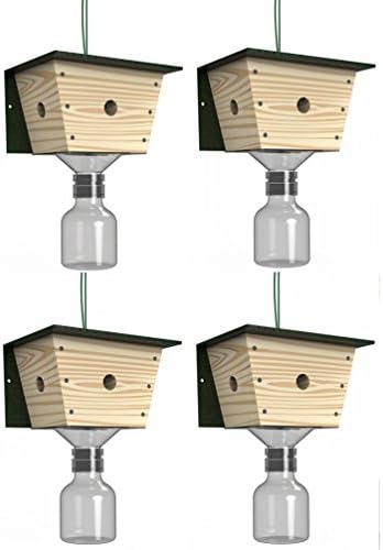 Best Bee Trap Carpenter Bee Trap - 4 pack