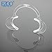 EZGO 20 Pack (10 Medium + 10 Large) C-Shape Cheek Retractor, Autoclavable Dental Mouth Opener, Disposable Dental Lip Retractor for Mouthguard Challenge Game