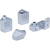 Offset Pivot Hinge, Half Surface, 125 lb.